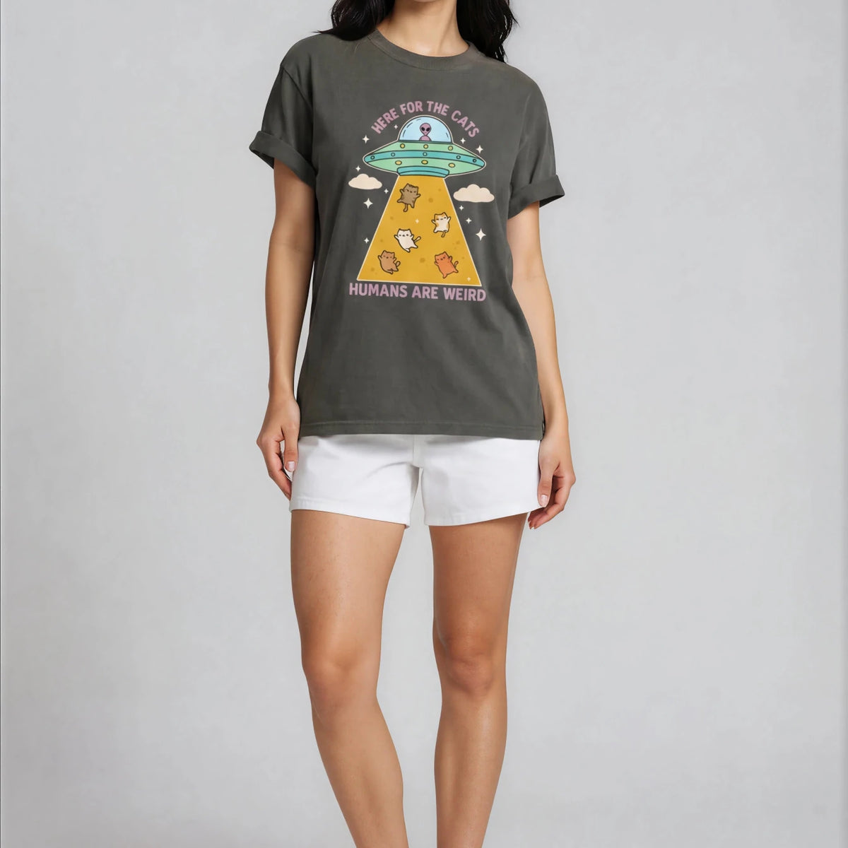 Here For The Cats T-shirt
