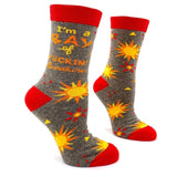 I'm a Ray of Fuckin' Sunshine Women's Crew Socks