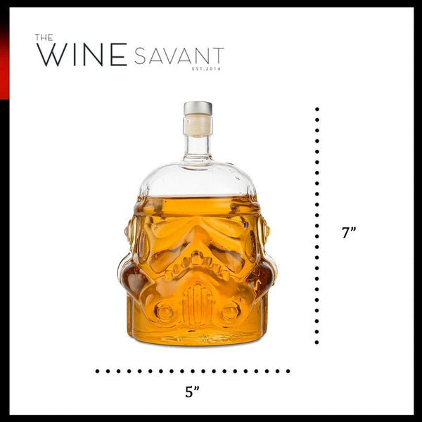 Stormtrooper Bottle Decanter, Star Wars Trooper Set