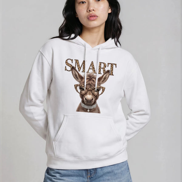 Smart Ass Funny Donkey Hoodie
