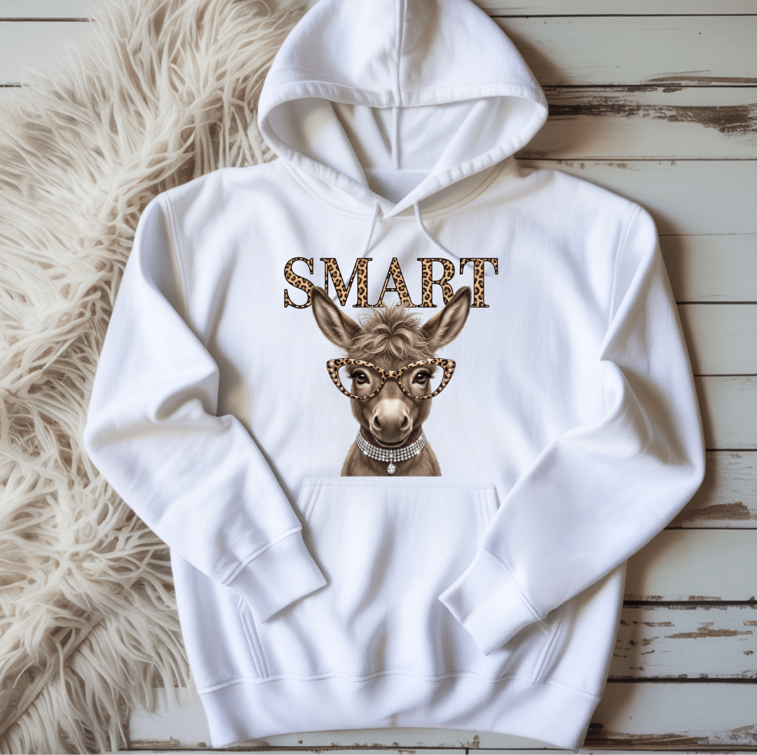 Smart Ass Funny Donkey Hoodie