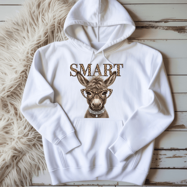 Smart Ass Funny Donkey Hoodie