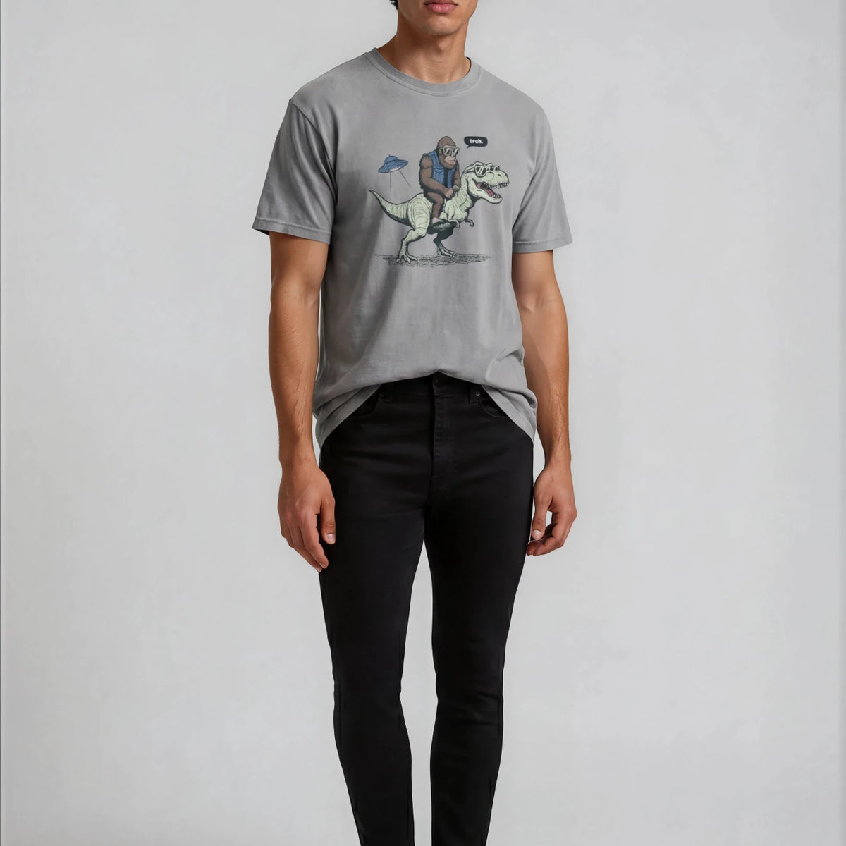 TRex Riding a Dinosuar T-shirt