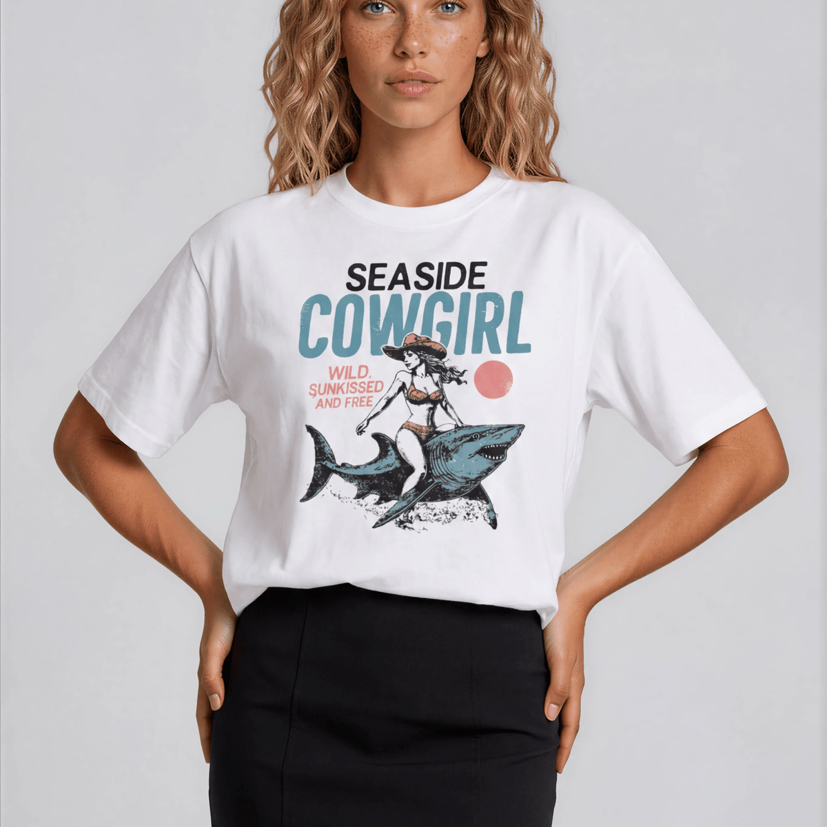 Seaside Cowgirl Tee