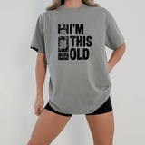 I’m This Old Funny Retro Nostalgia Graphic Tee