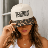 Misbehavin Leopard Trucker Hat