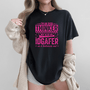 Overthinker IDGAF Funny Graphic Tee Pink Sarcastic Humor Shirt