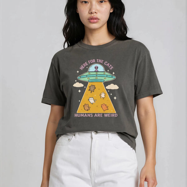 Here For The Cats T-shirt