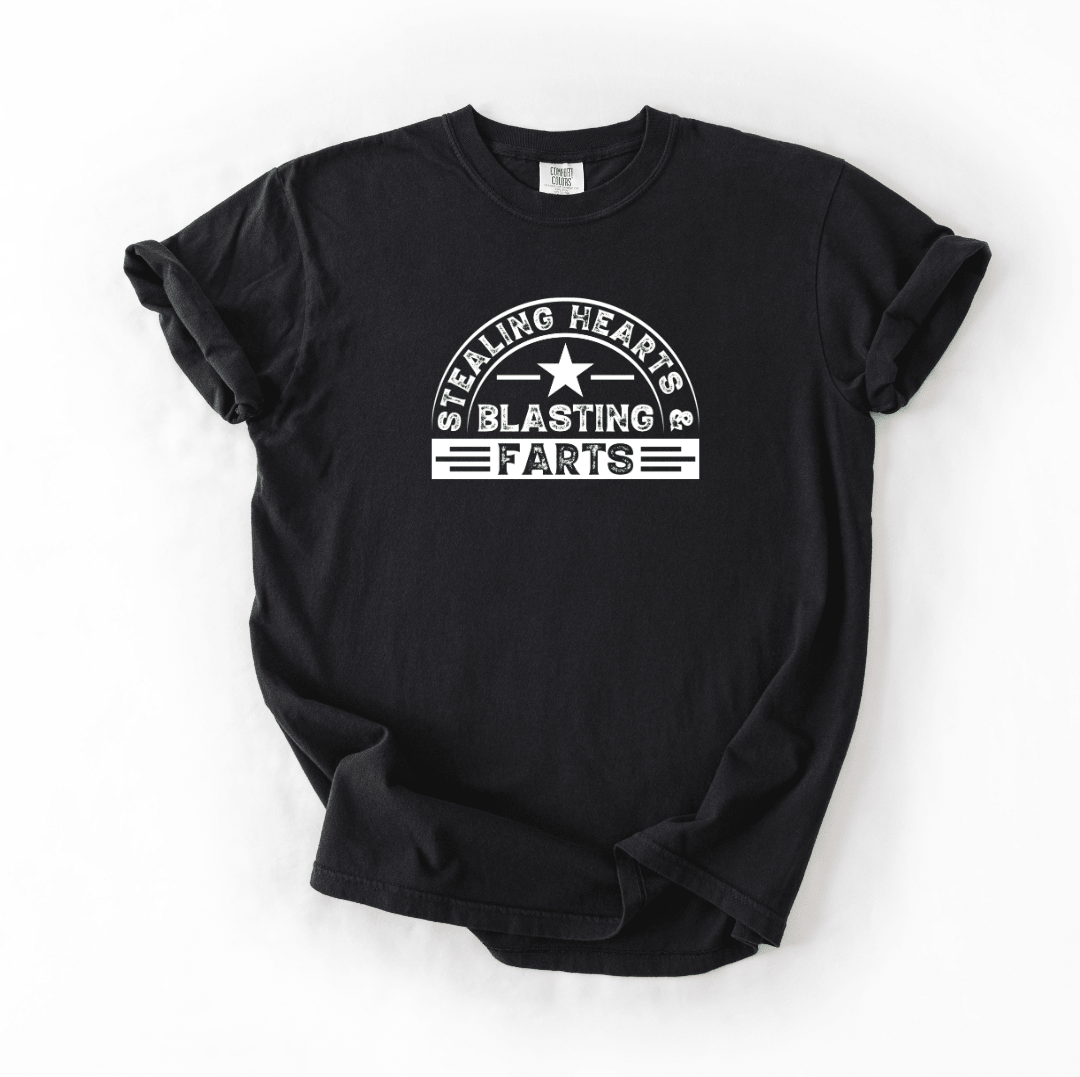 Stealing Hearts Blasting Farts T-shirt