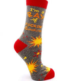 I'm a Ray of Fuckin' Sunshine Women's Crew Socks