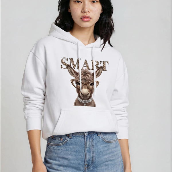 Smart Ass Funny Donkey Hoodie