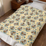 Delicate Flower Throw Blanket
