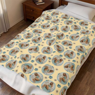 Delicate Flower Throw Blanket