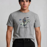 TRex Riding a Dinosuar T-shirt