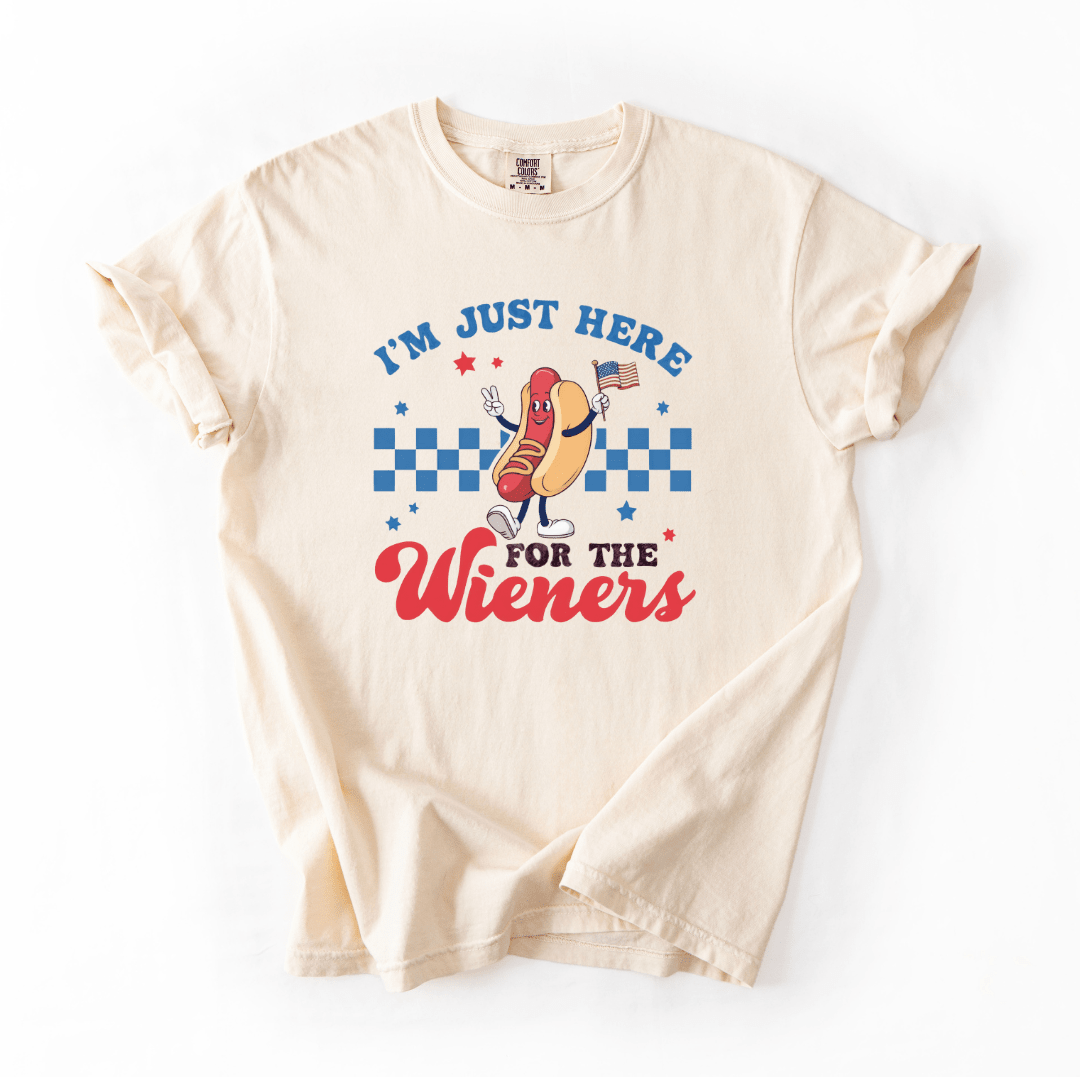 I’m Just Here for the Wieners Funny Fourth of July Shirt