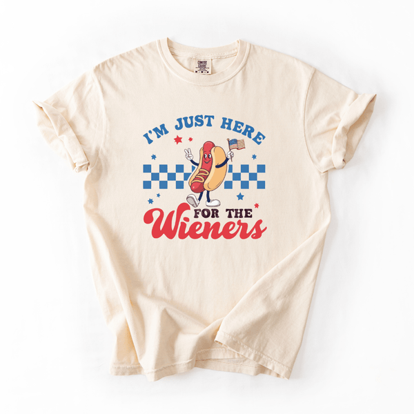 I’m Just Here for the Wieners Funny Fourth of July Shirt