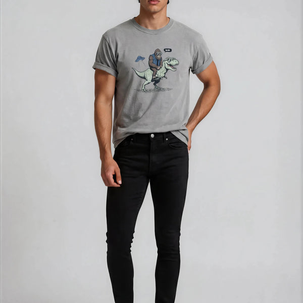 TRex Riding a Dinosuar T-shirt