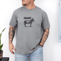 Smart Donkey Funny Graphic Tee Sarcastic Minimal Humor Shirt