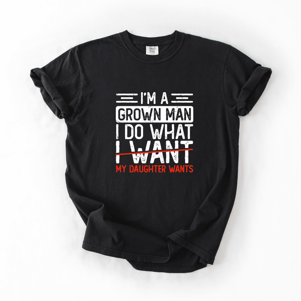 Daughter Rules Funny Dad Tee