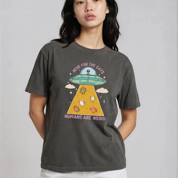 Here For The Cats T-shirt