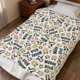 Moody B*tch Throw Blanket