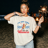 I’m Just Here for the Wieners Funny Fourth of July Shirt