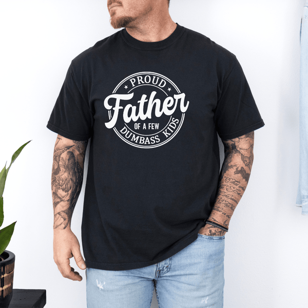 Proud Dad Funny Graphic Tee