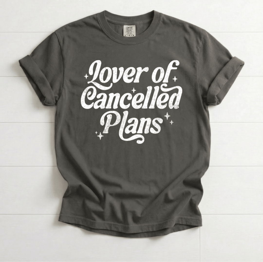 Lover Of Cancelled Plans t-shirt