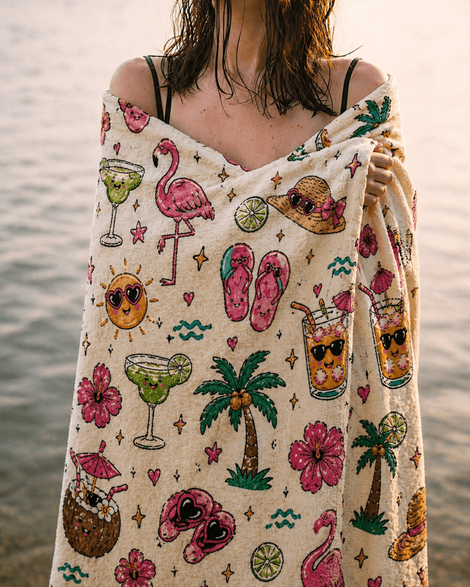 Sun Kissed Escape Beach Towel