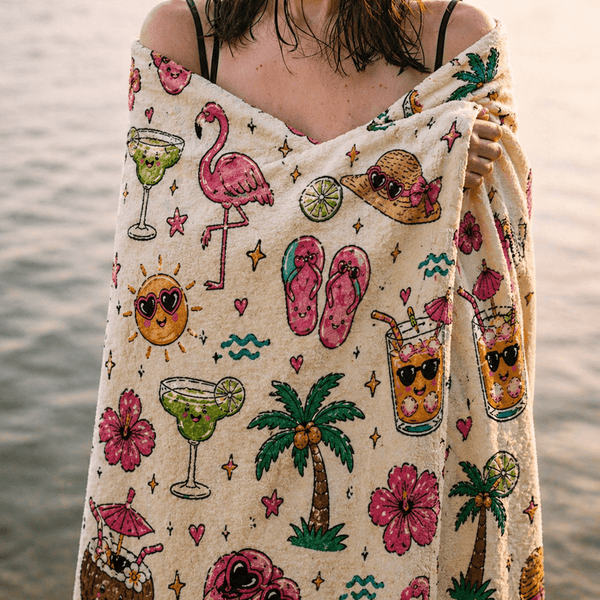 Sun Kissed Escape Beach Towel