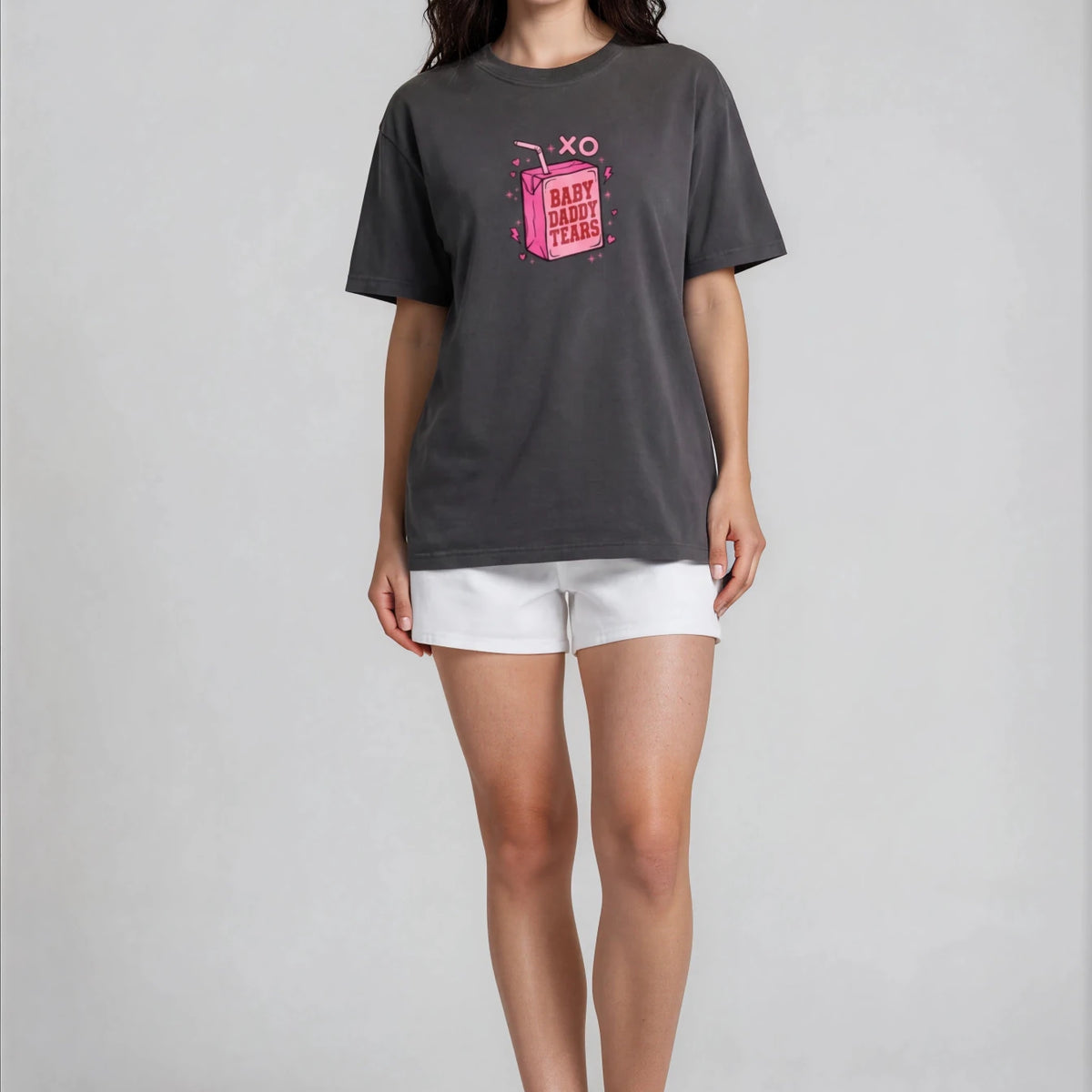 Baby Daddy Tears Boxed Tee