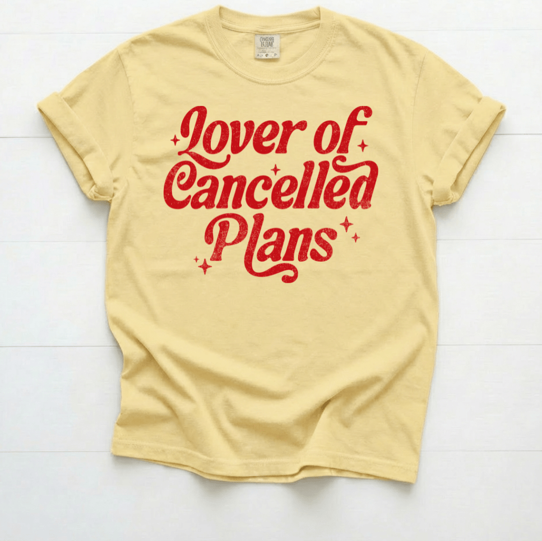 Lover Of Cancelled Plans t-shirt