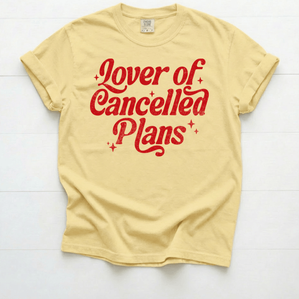 Lover Of Cancelled Plans t-shirt