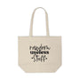 Canvas Tote Bag — “Random Useless Stuff” Funny Market Grocery Tote