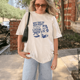 Why Take the High Road Psycho Path Retro Sarcastic Graphic Tee