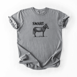 Smart Donkey Funny Graphic Tee Sarcastic Minimal Humor Shirt