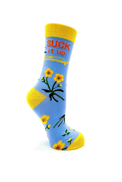 Suck it Up Buttercup Socks